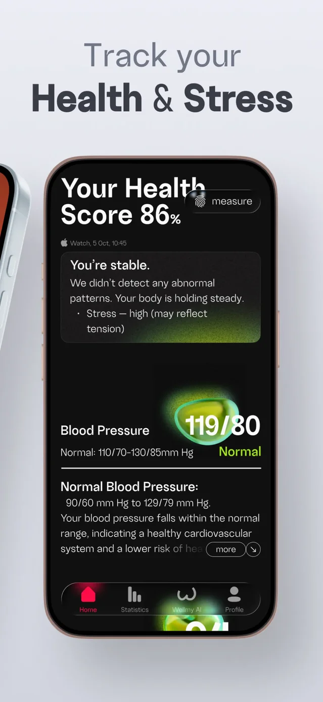 Wellmy - Heart Rate Monitor App Store screenshot 3