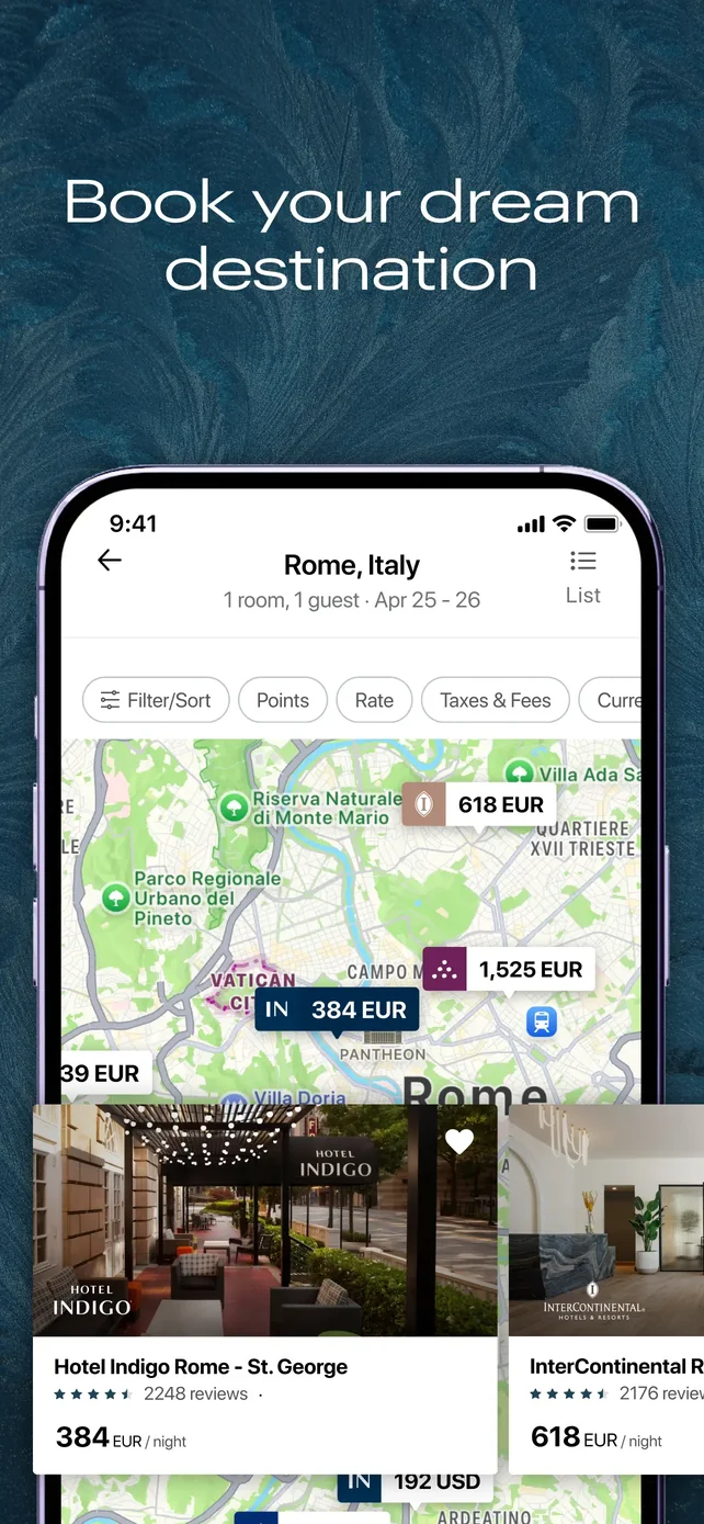 IHG One Rewards: Book Hotels App Store screenshot 2