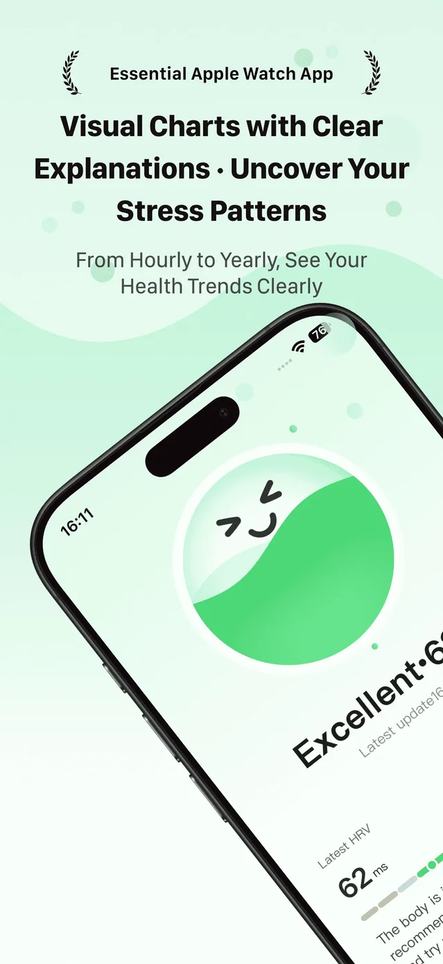 RelaxWatch: Stress&HRV Tracker App Store screenshot 2