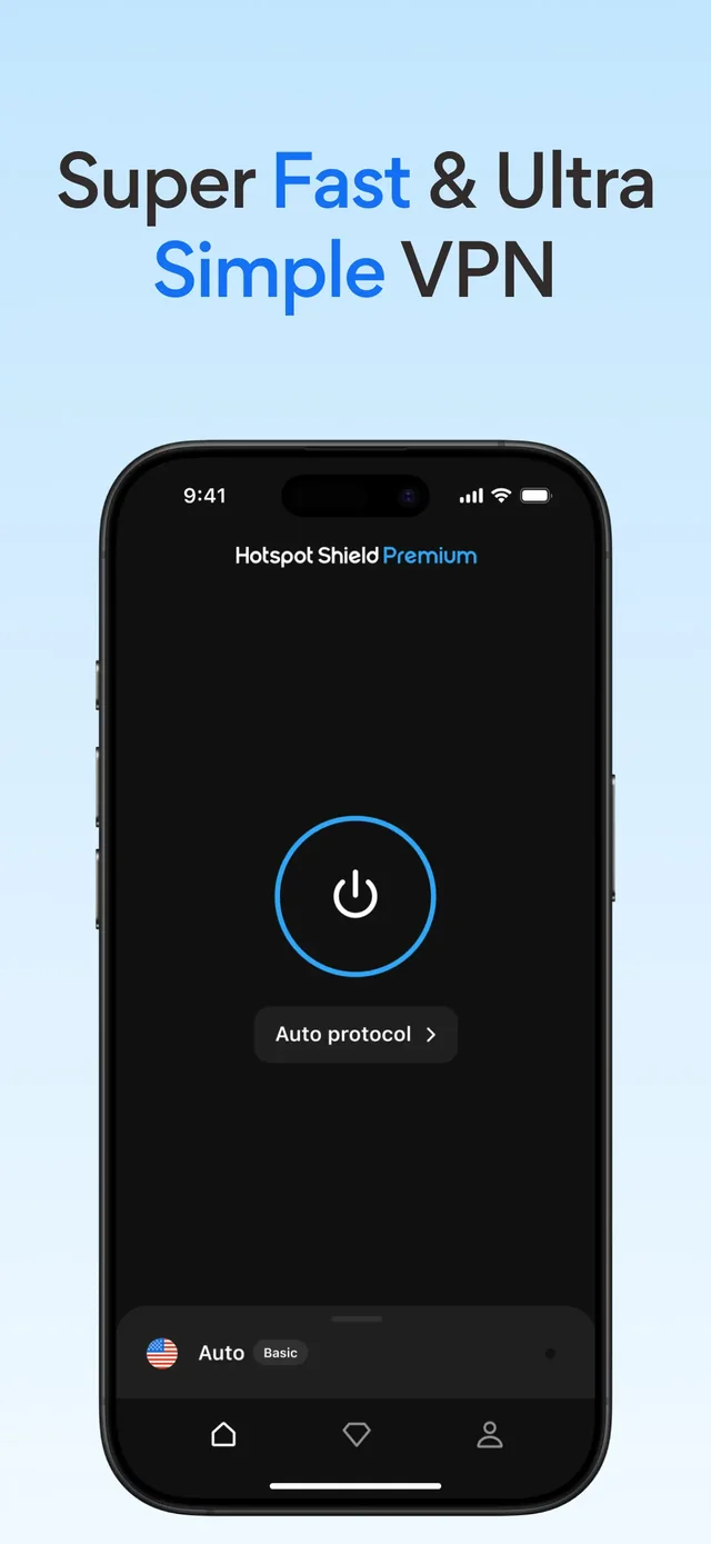 VPN Hotspot Shield: Secure VPN App Store screenshot 1