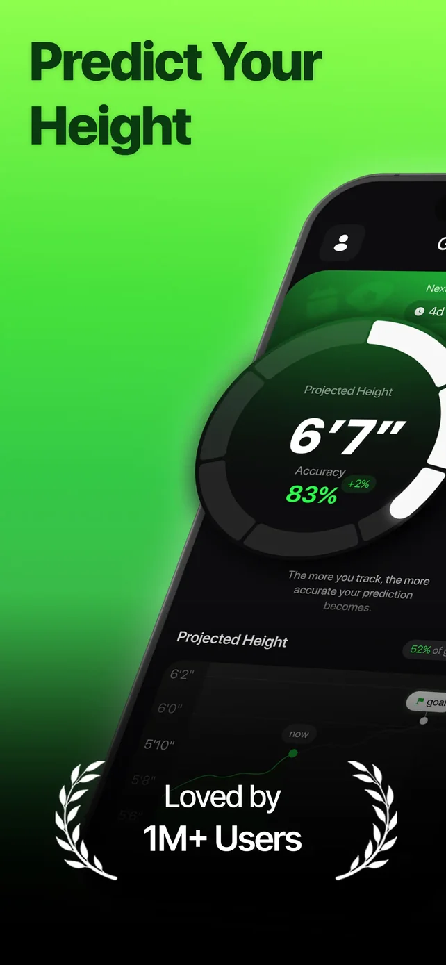GoTall - Height Predictor App Store screenshot 1
