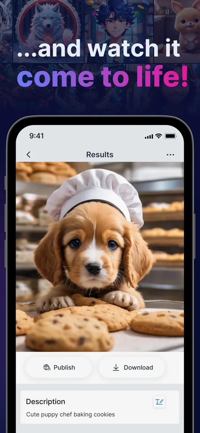 Gencraft AI Image Generator App Store screenshot 2