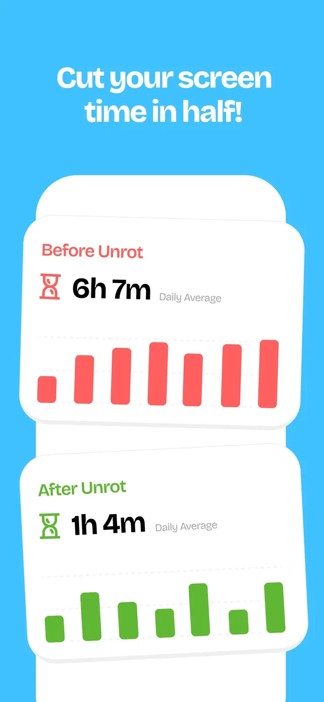 Unrot: Earn your Screen Time App Store screenshot 4
