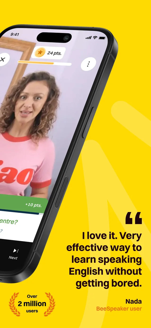 BeeSpeaker Learn English App Store screenshot 2