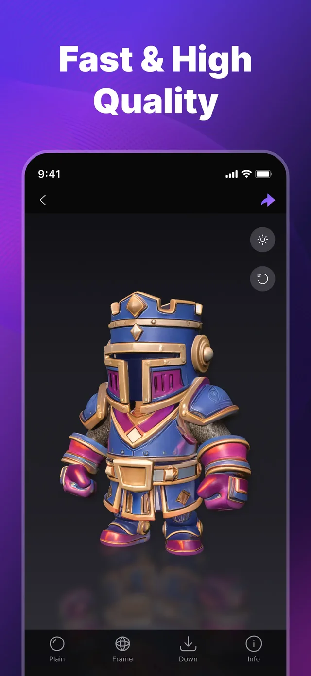 Tripo AI - 3D Model Generator App Store screenshot 3