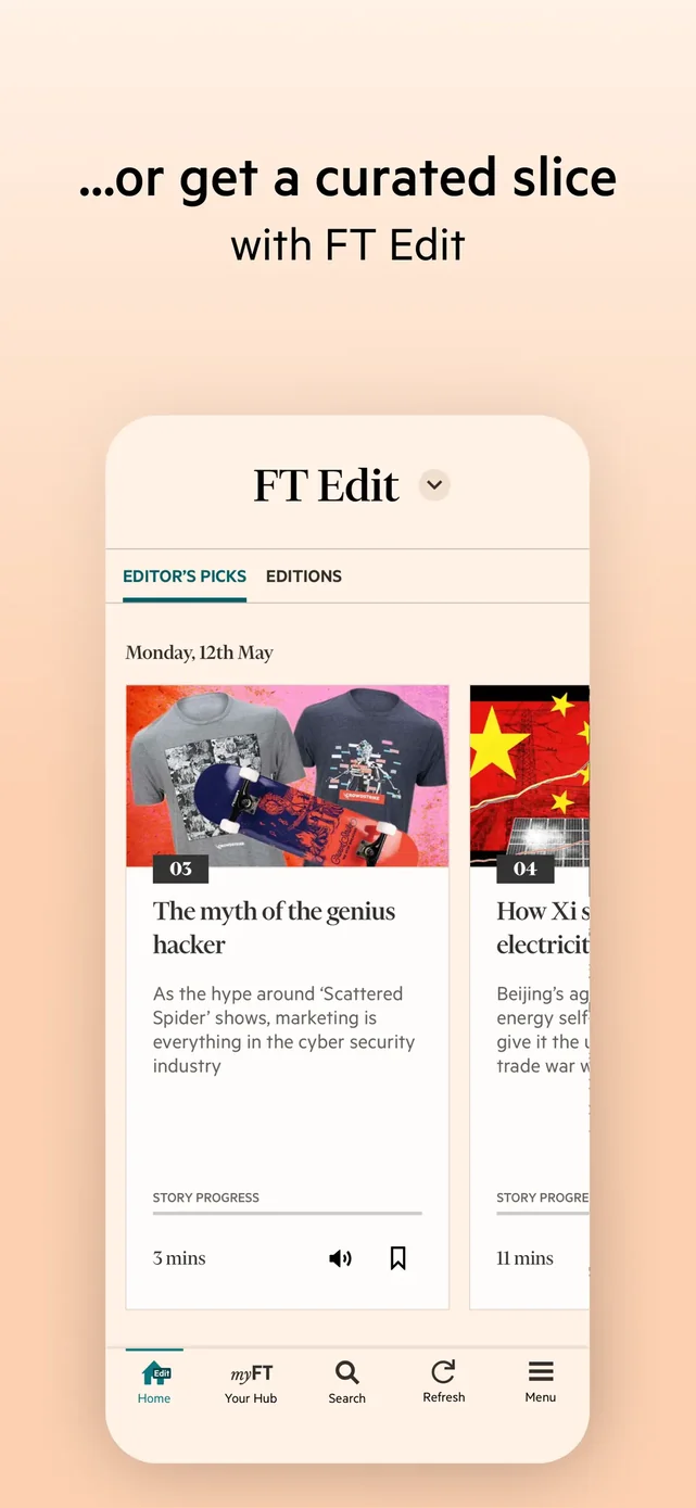 Financial Times: Business News App Store screenshot 2