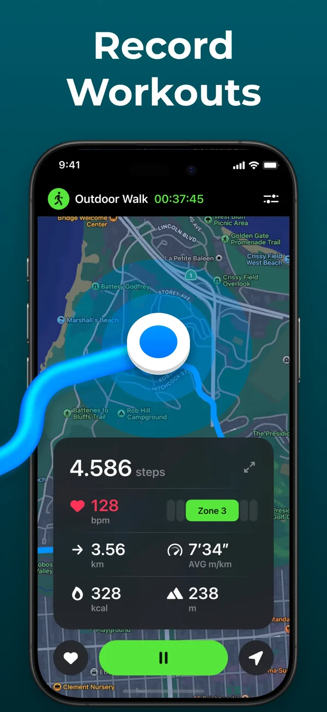 StepsApp Pedometer App Store screenshot 2