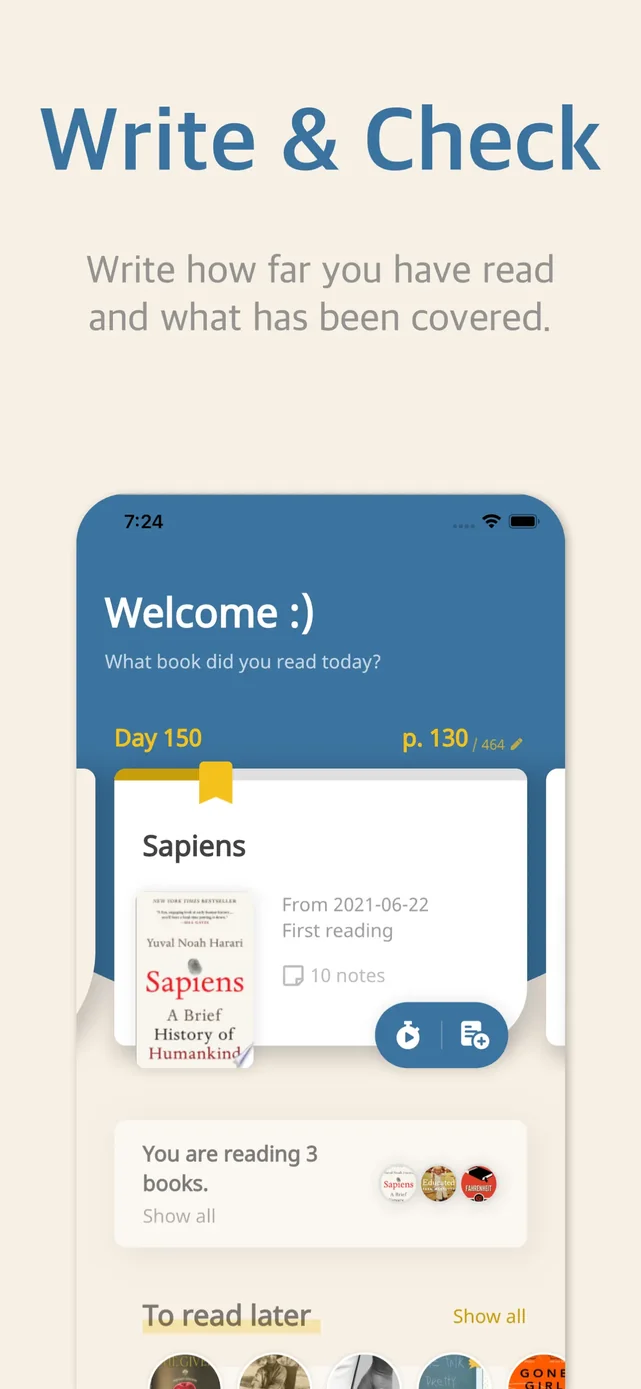 Bookmory - reading tracker App Store screenshot 3