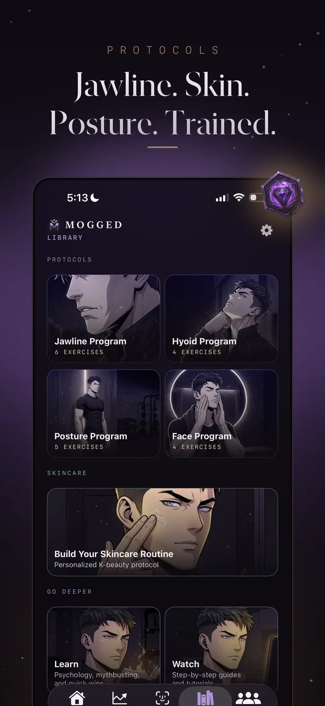 Mogged: Glow Up for Men App Store screenshot 4