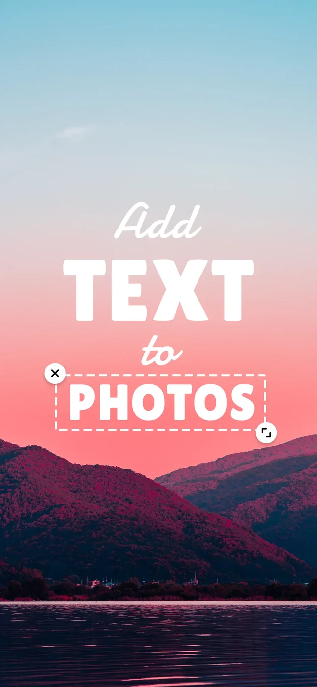 Add Text: Write On Photos App Store screenshot 1