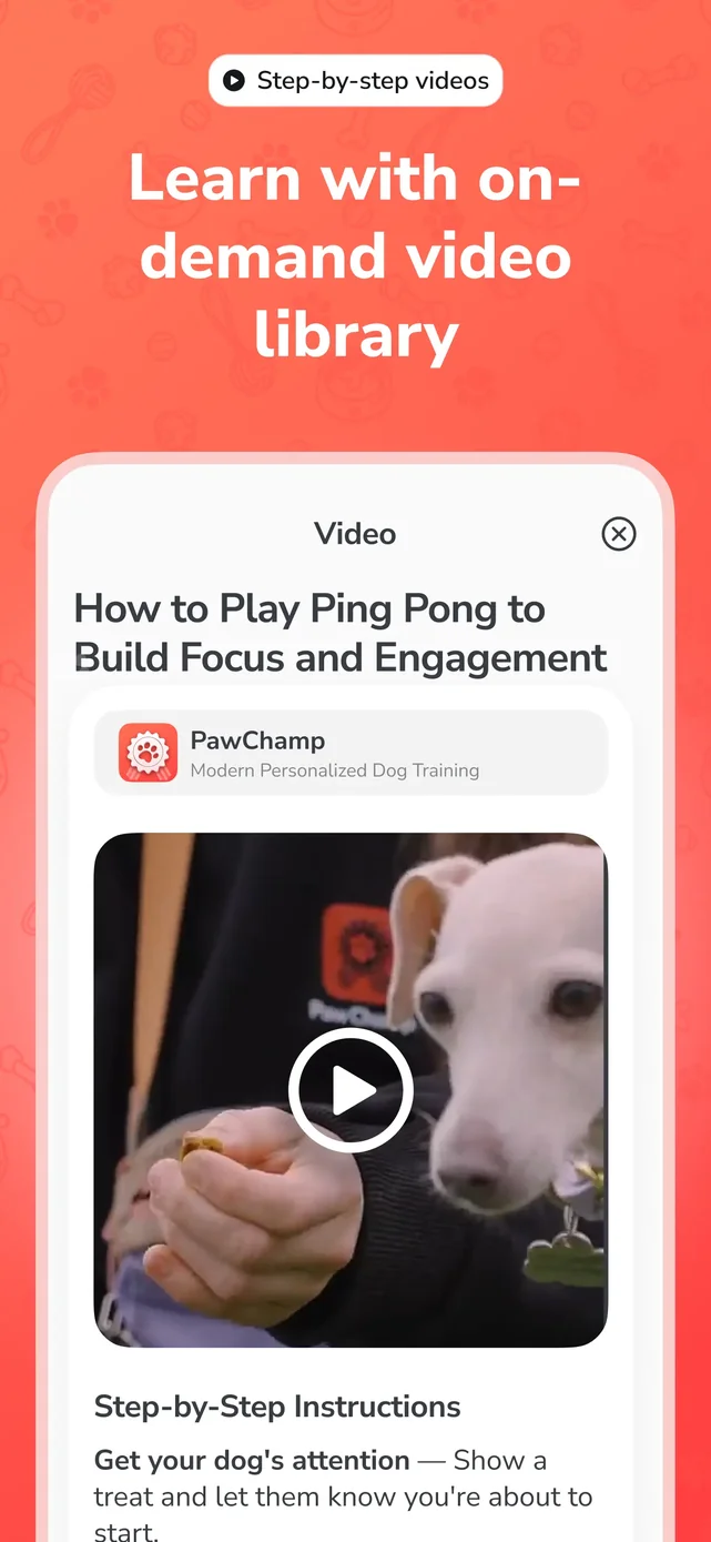 PawChamp - Dog Training & Care App Store screenshot 4