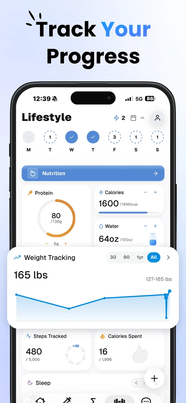 Pep AI: Peptide GLP-1 Tracker App Store screenshot 3