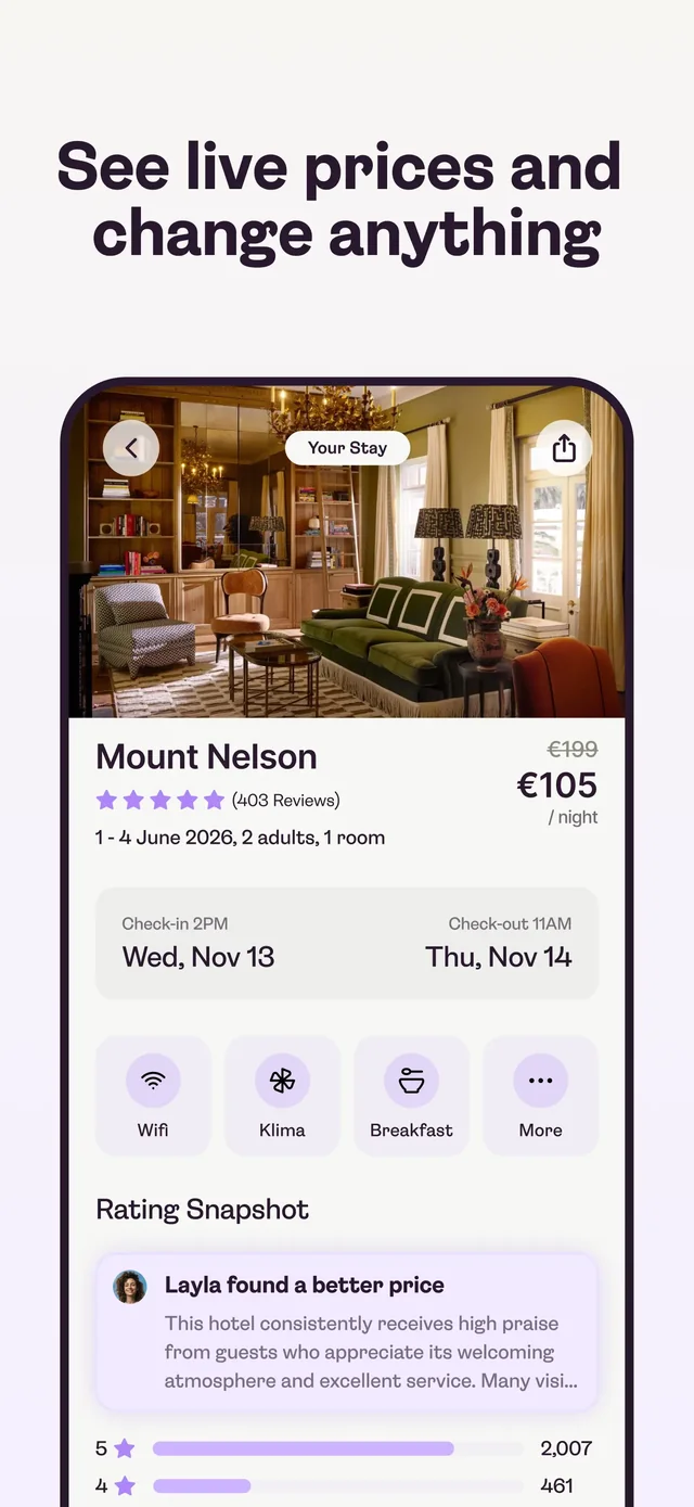 Layla – AI Trip Planner App Store screenshot 3