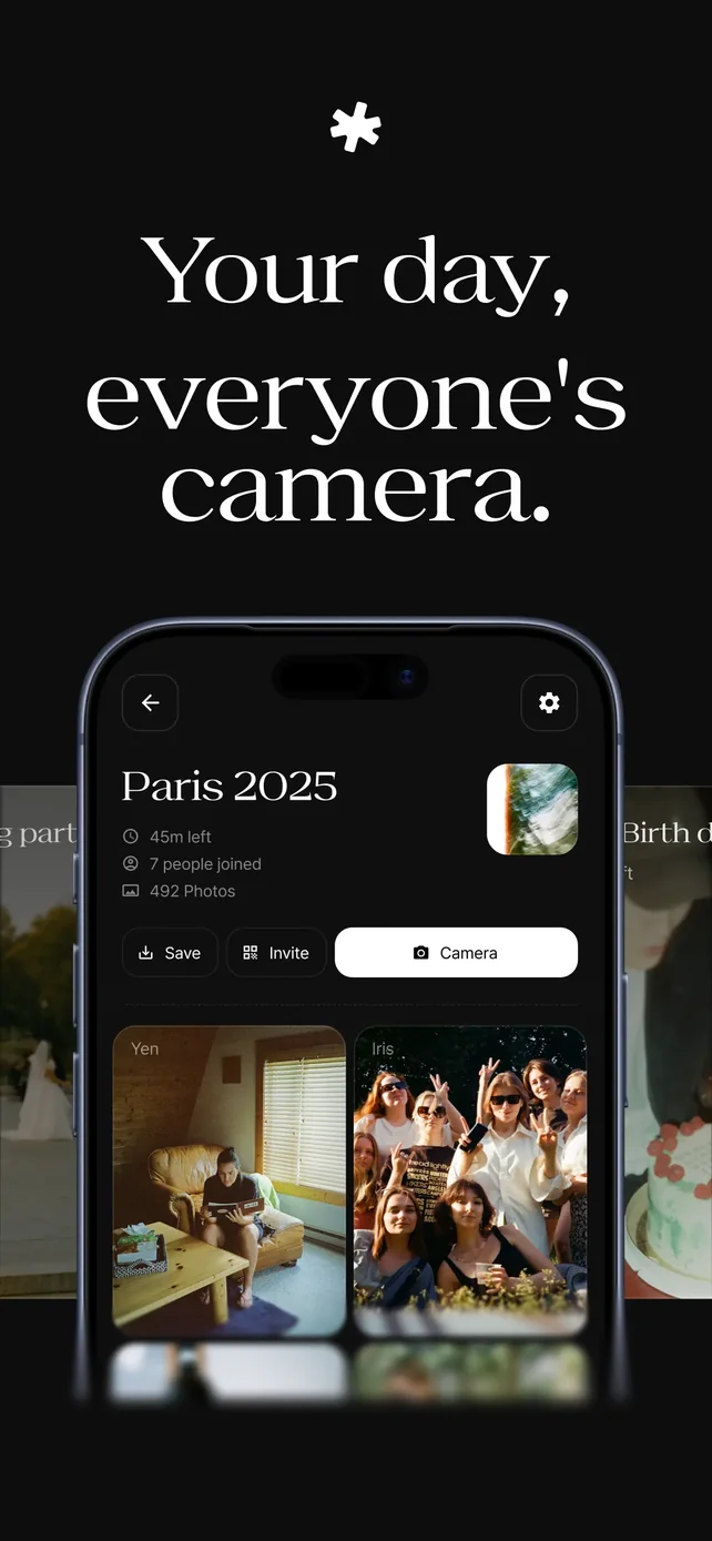 Once - Disposable Camera Event App Store screenshot 1