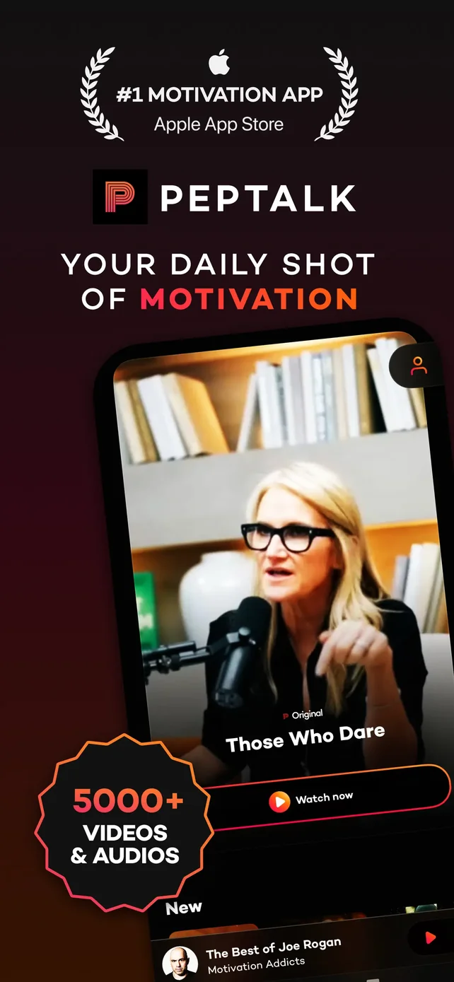 Peptalk: Daily Motivation App Store screenshot 1