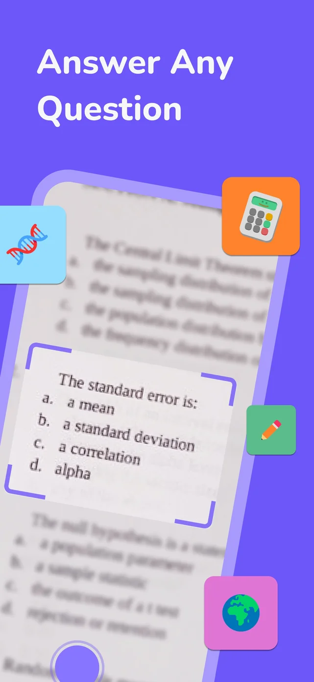 Quizard AI: Homework Helper App Store screenshot 1