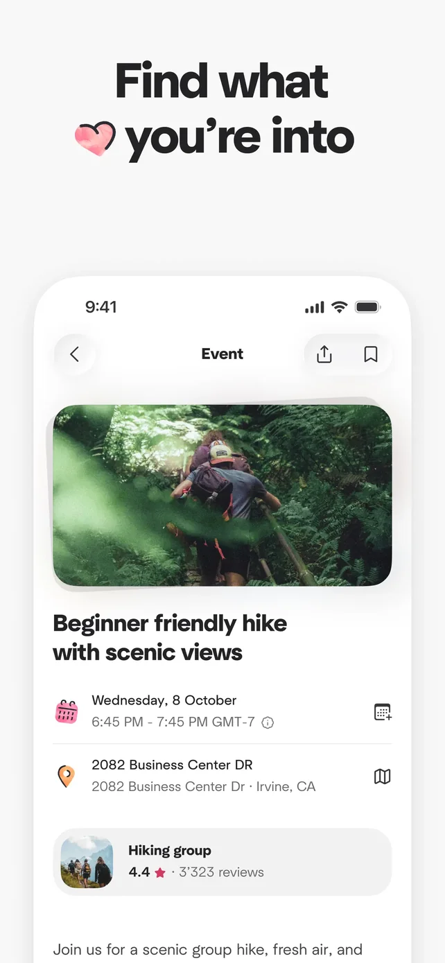 Meetup: Social Events & Groups App Store screenshot 4