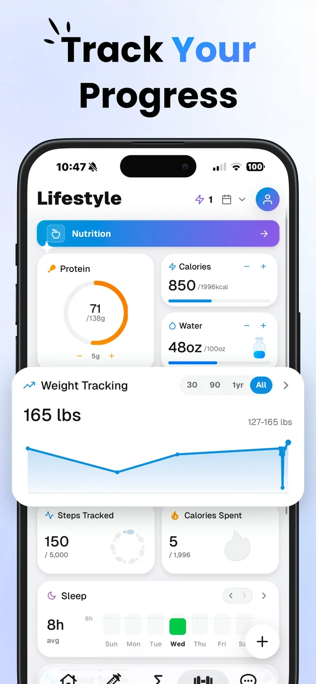 Pep AI: Peptide GLP-1 Tracker App Store screenshot 3