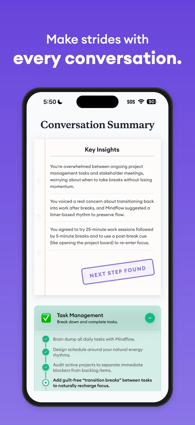 Mindflow AI: Overcome ADHD App Store screenshot 4