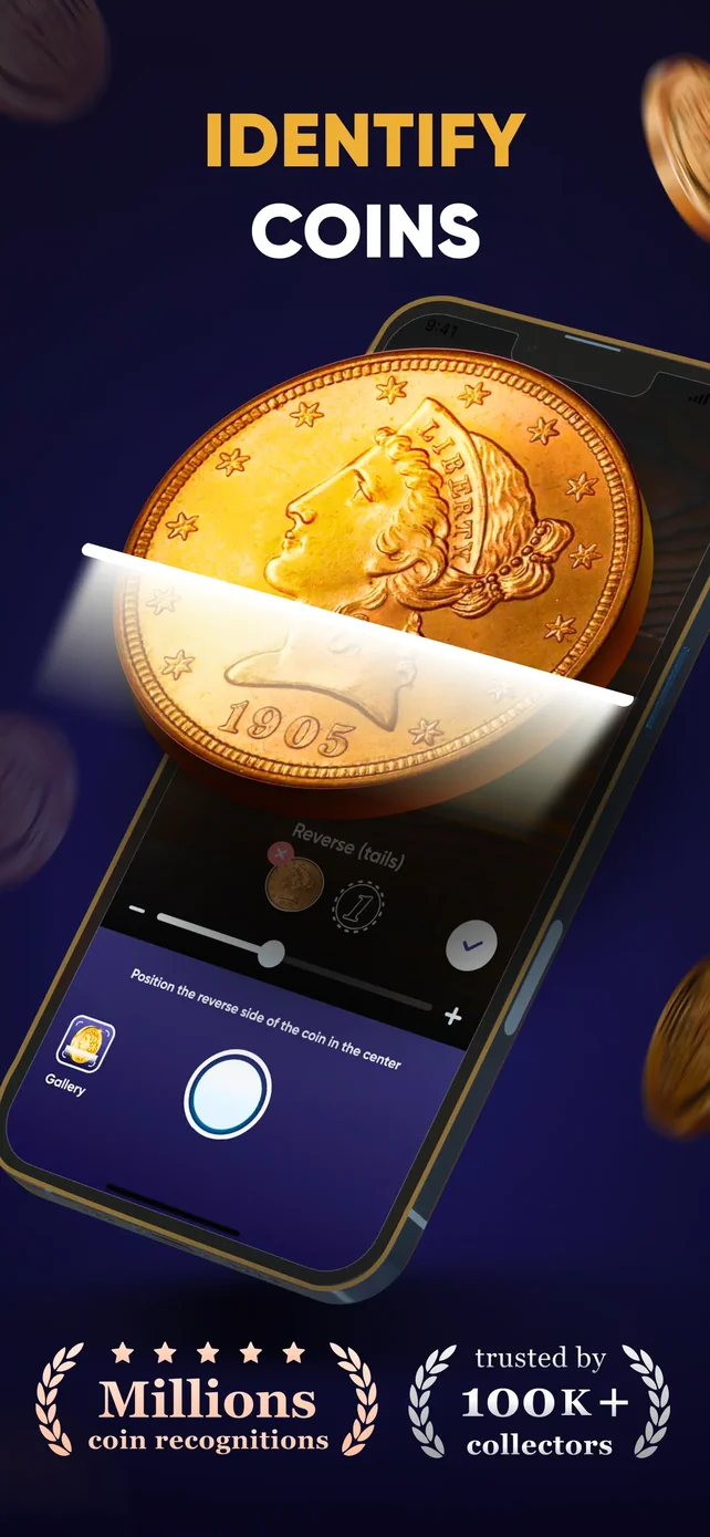 Coin Identifier - CoinScan App Store screenshot 1
