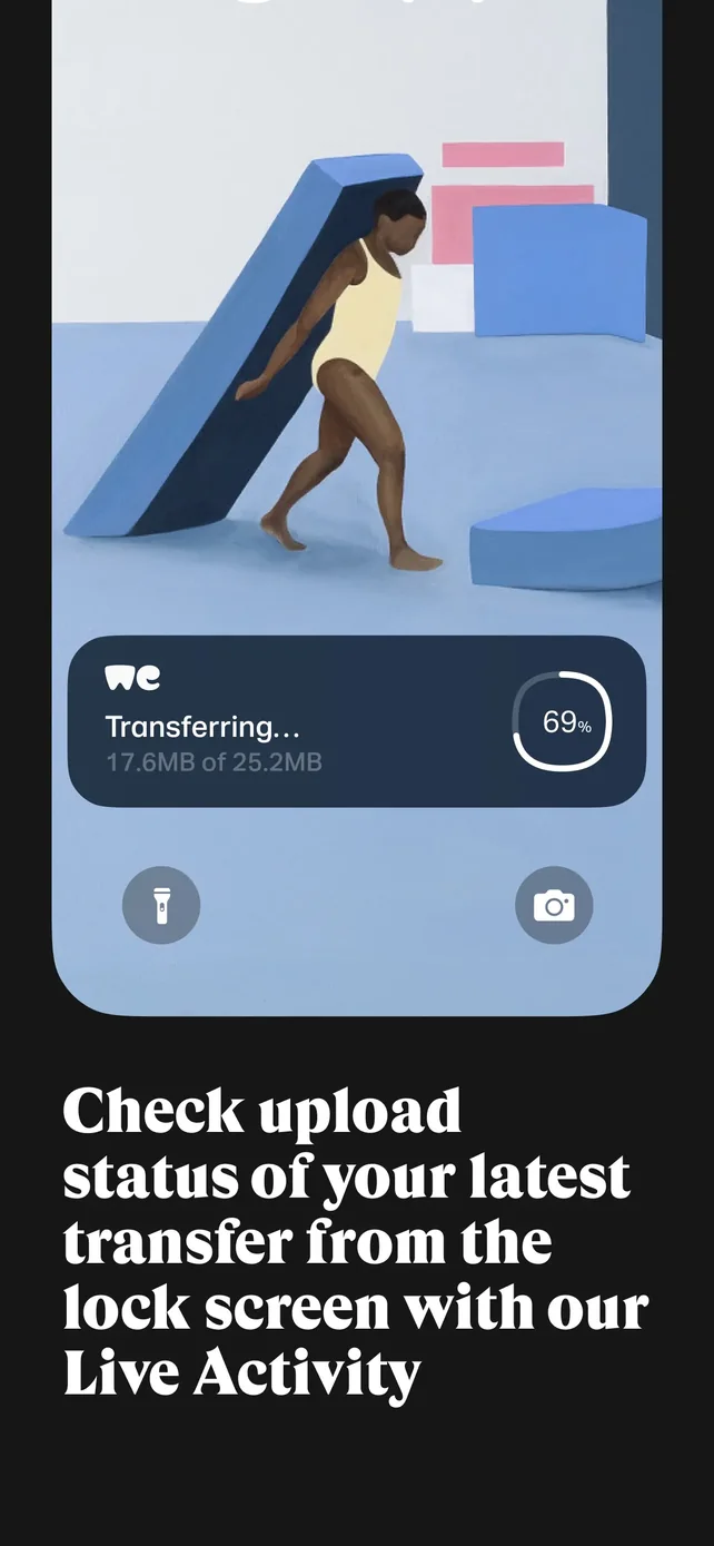 WeTransfer: Transfer Files App Store screenshot 2