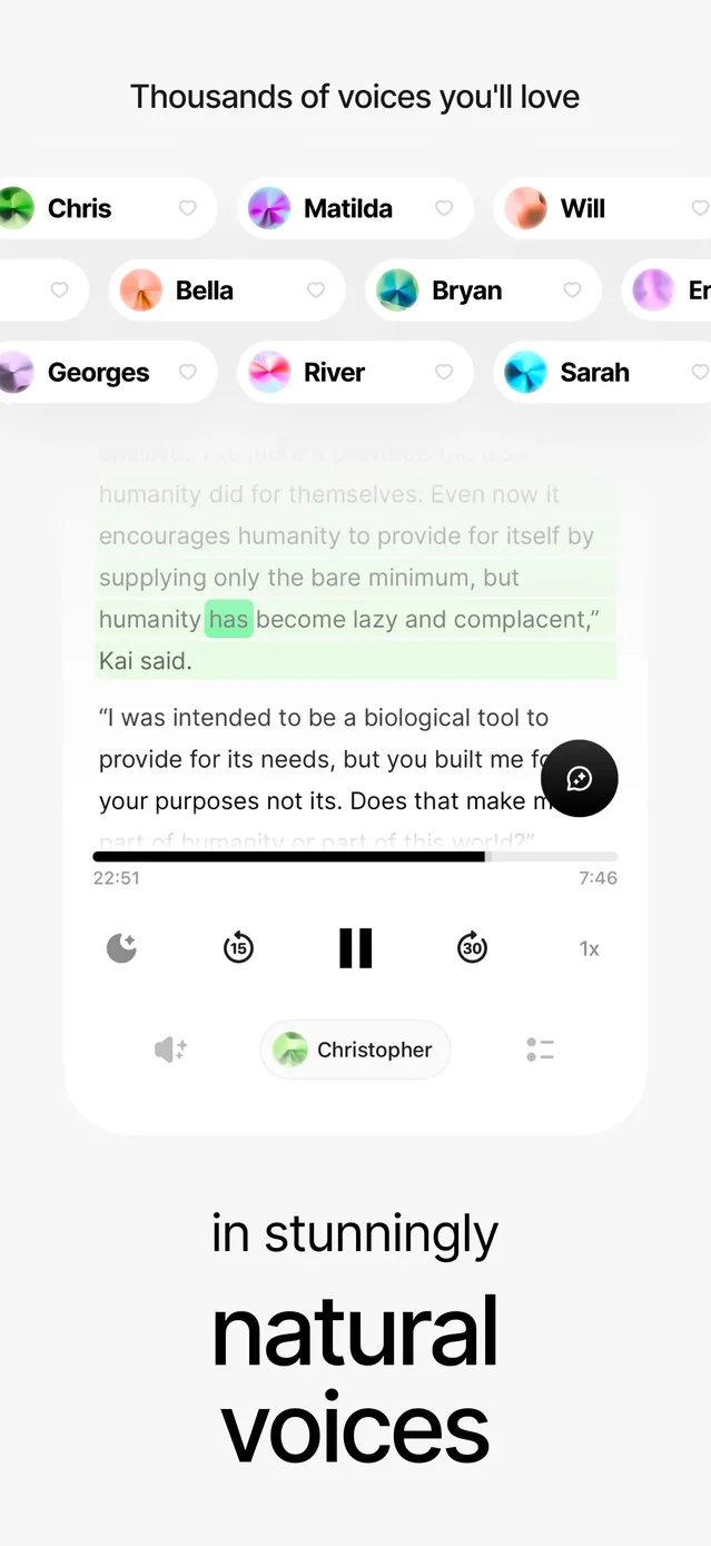 ElevenReader: Read Books Aloud App Store screenshot 2