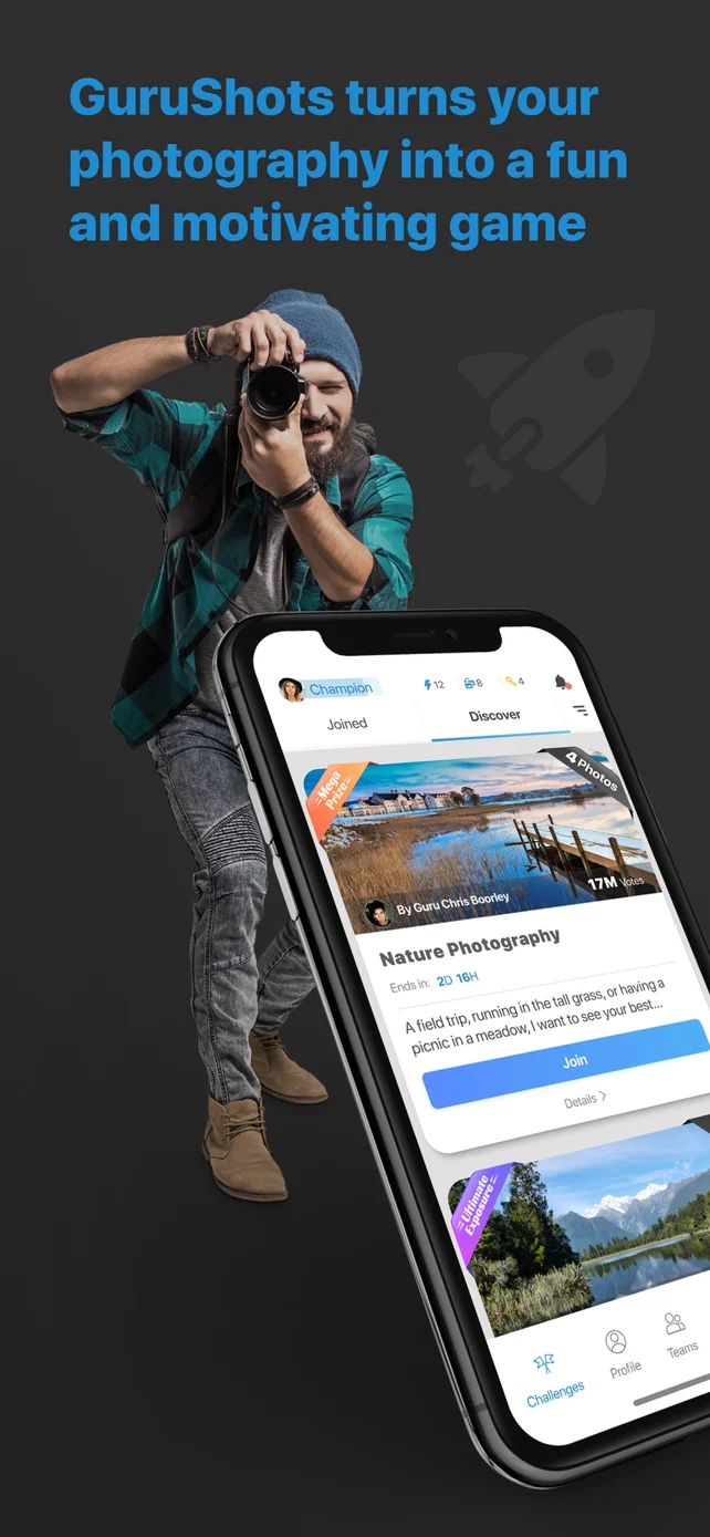 GuruShots: Photography Game App Store screenshot 1