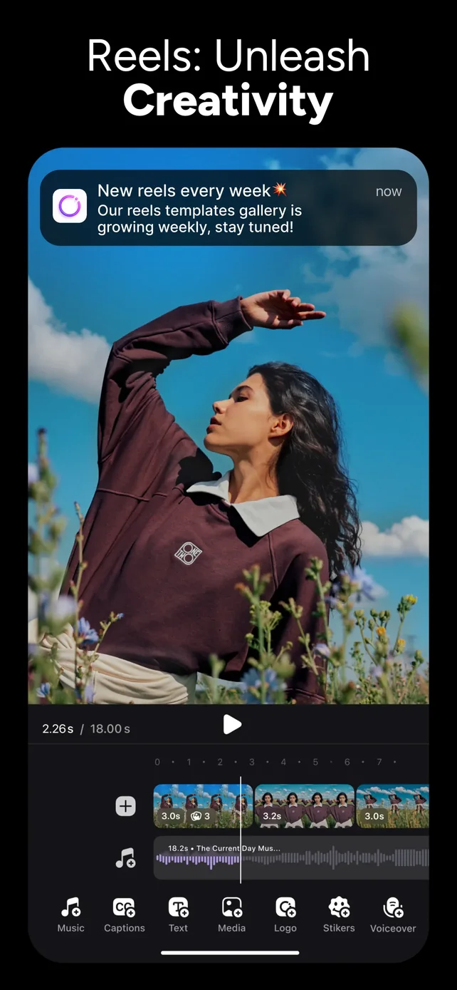 Instories: AI Photo & Video App Store screenshot 1