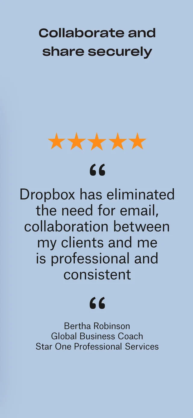 Dropbox: Cloud Storage Backup App Store screenshot 4