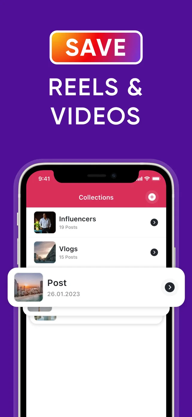 InMark: IG Reels Stories Posts App Store screenshot 2