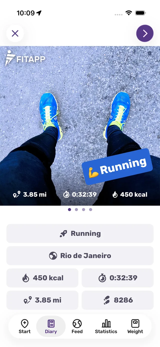 Running Tracker App – FITAPP App Store screenshot 3
