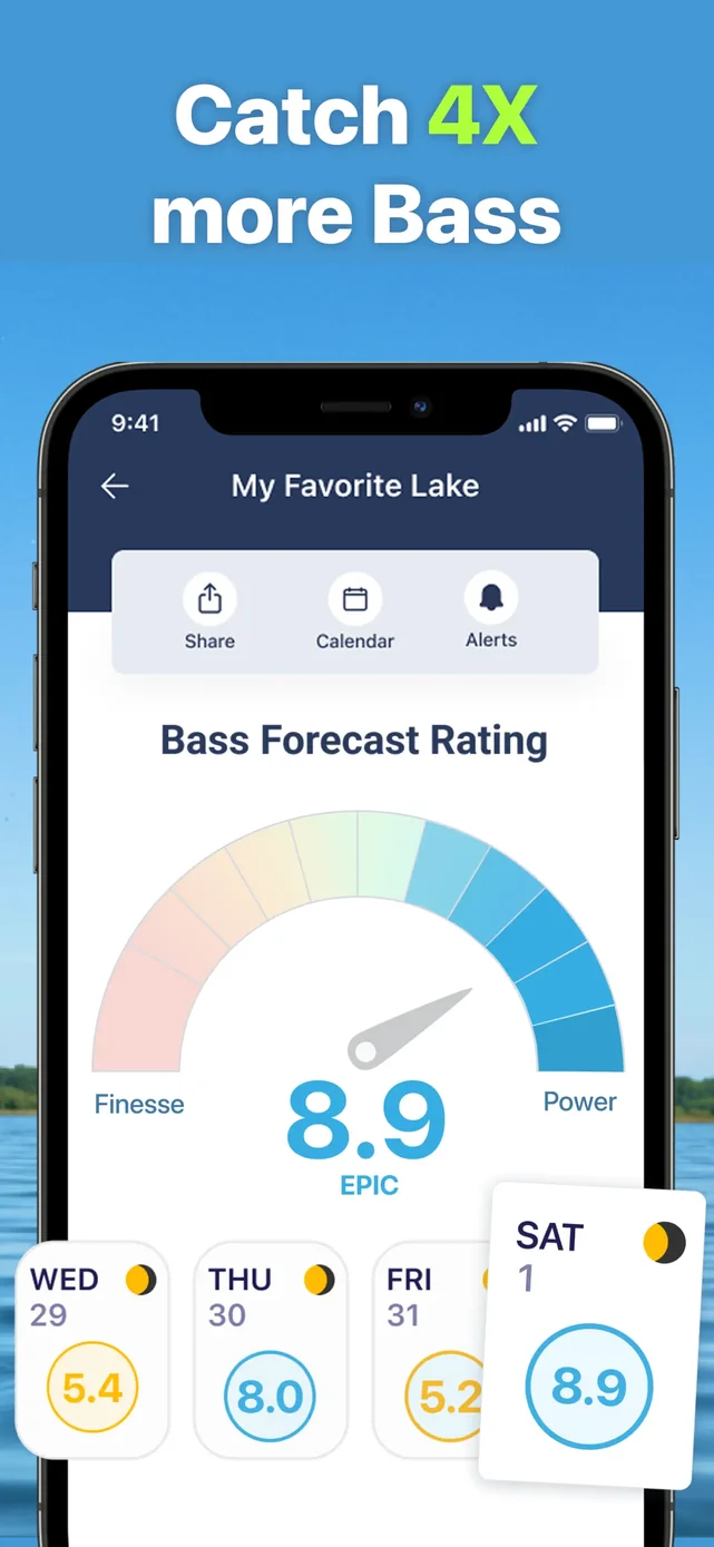 BassForecast: Bass Fishing App App Store screenshot 2