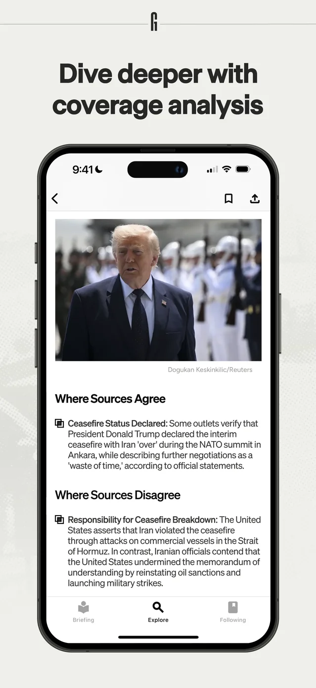Ground News App Store screenshot 4
