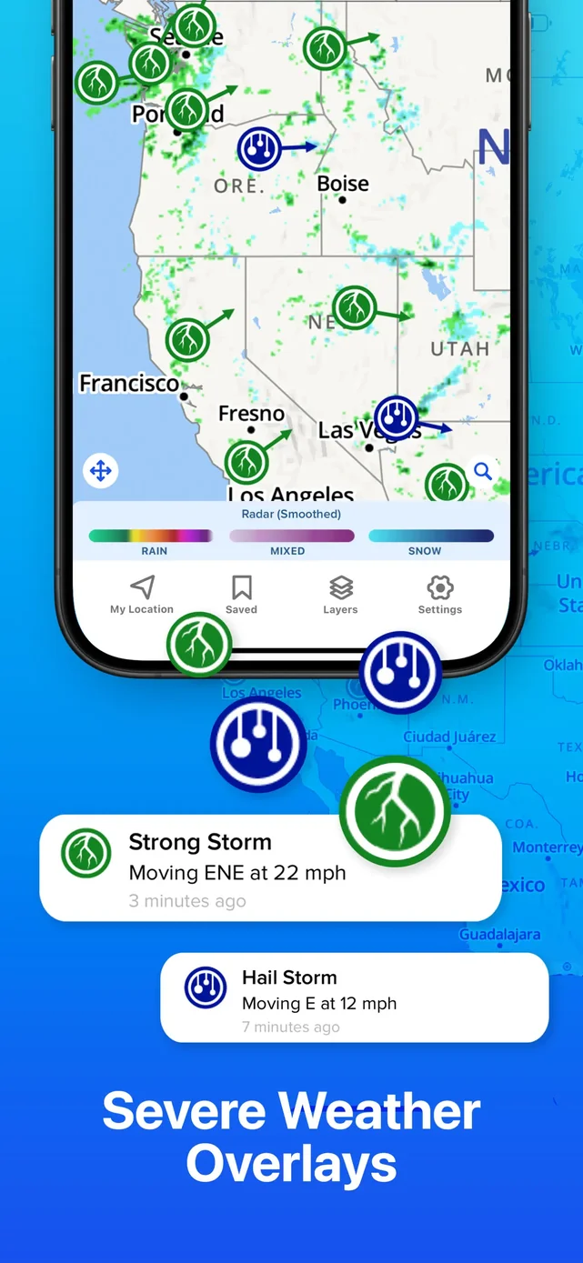Weather Hi-Def Radar Forecast App Store screenshot 3