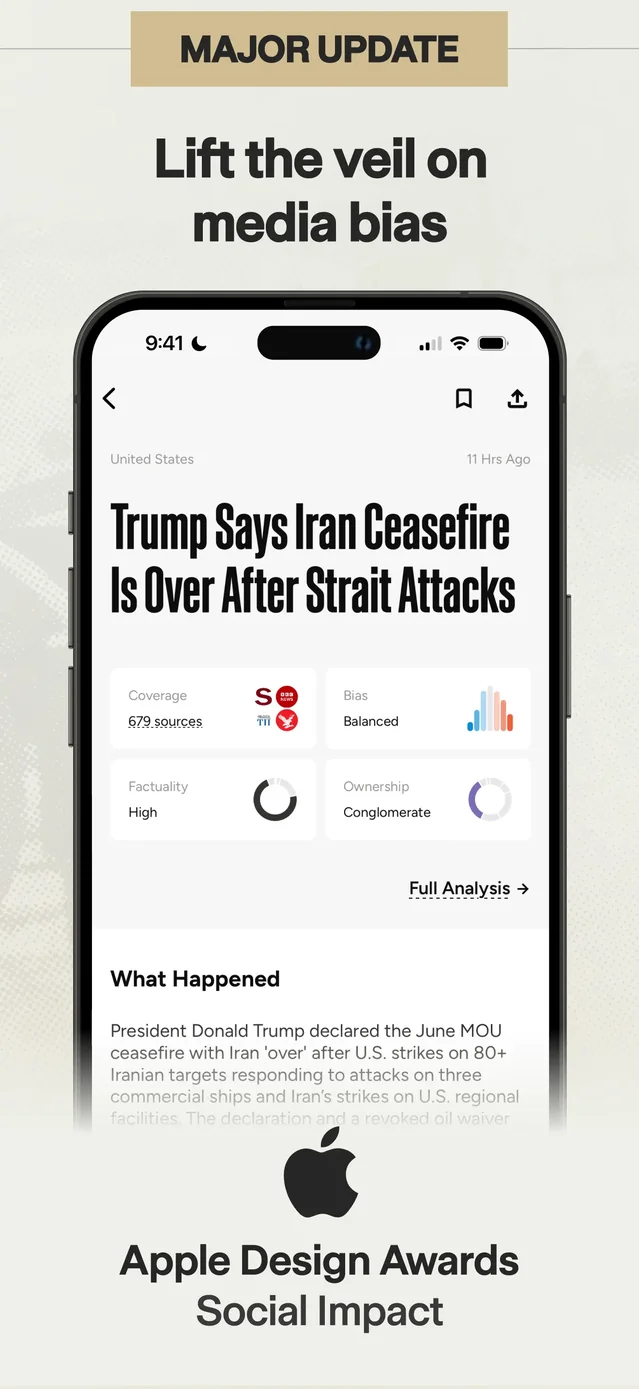 Ground News App Store screenshot 1
