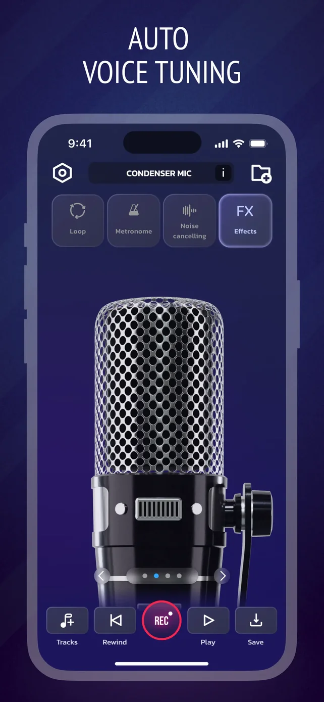 Pro Microphone: Voice Record App Store screenshot 3