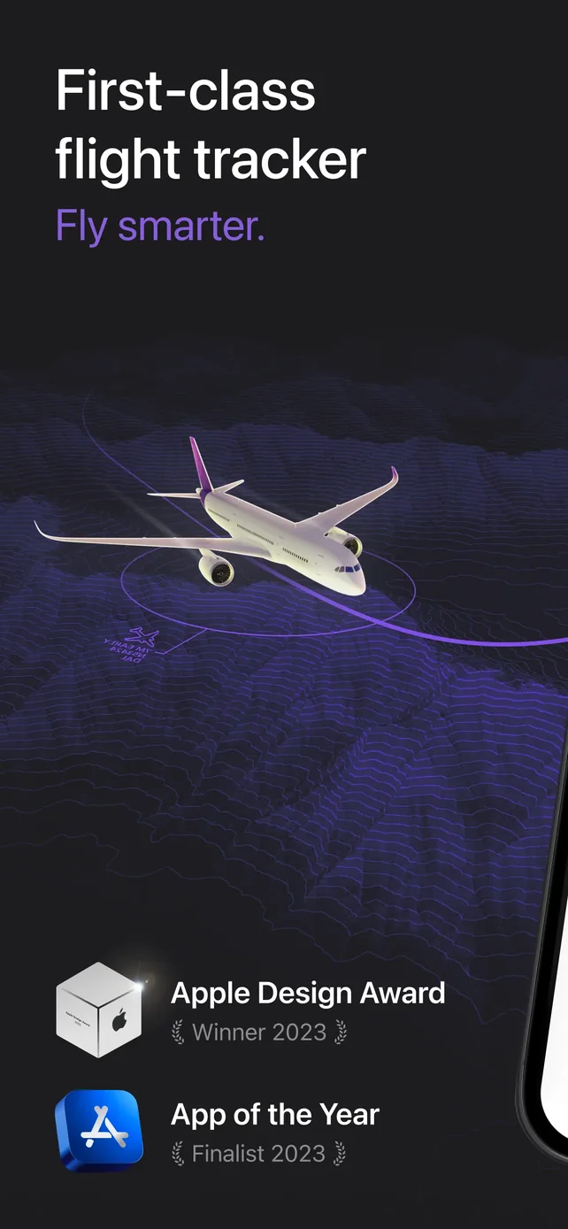 Flighty – Live Flight Tracker App Store screenshot 1