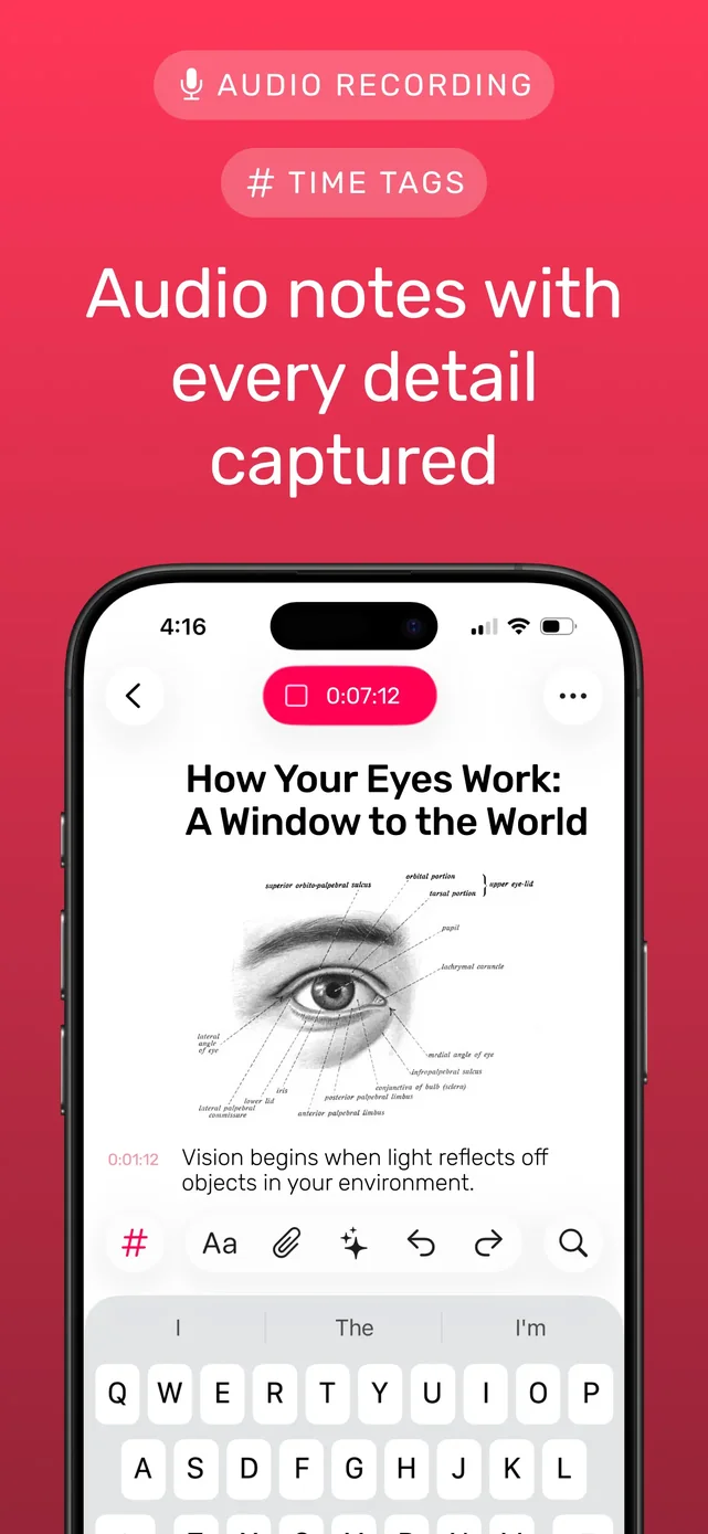 Noted: Record & AI Transcribe App Store screenshot 2
