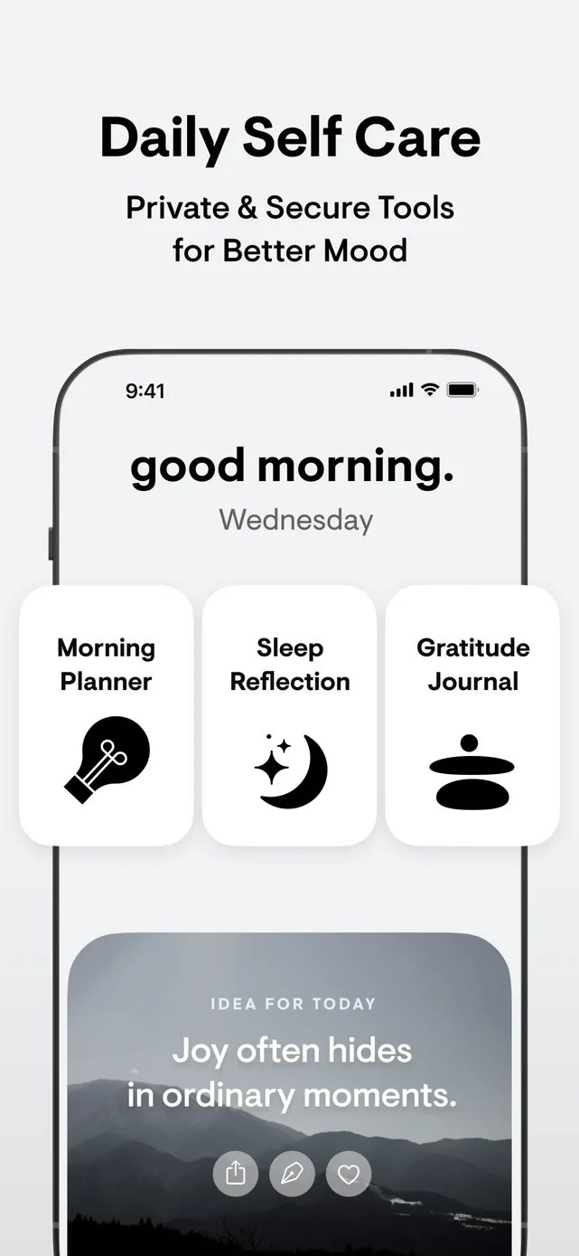 stoic. mental health journal App Store screenshot 2