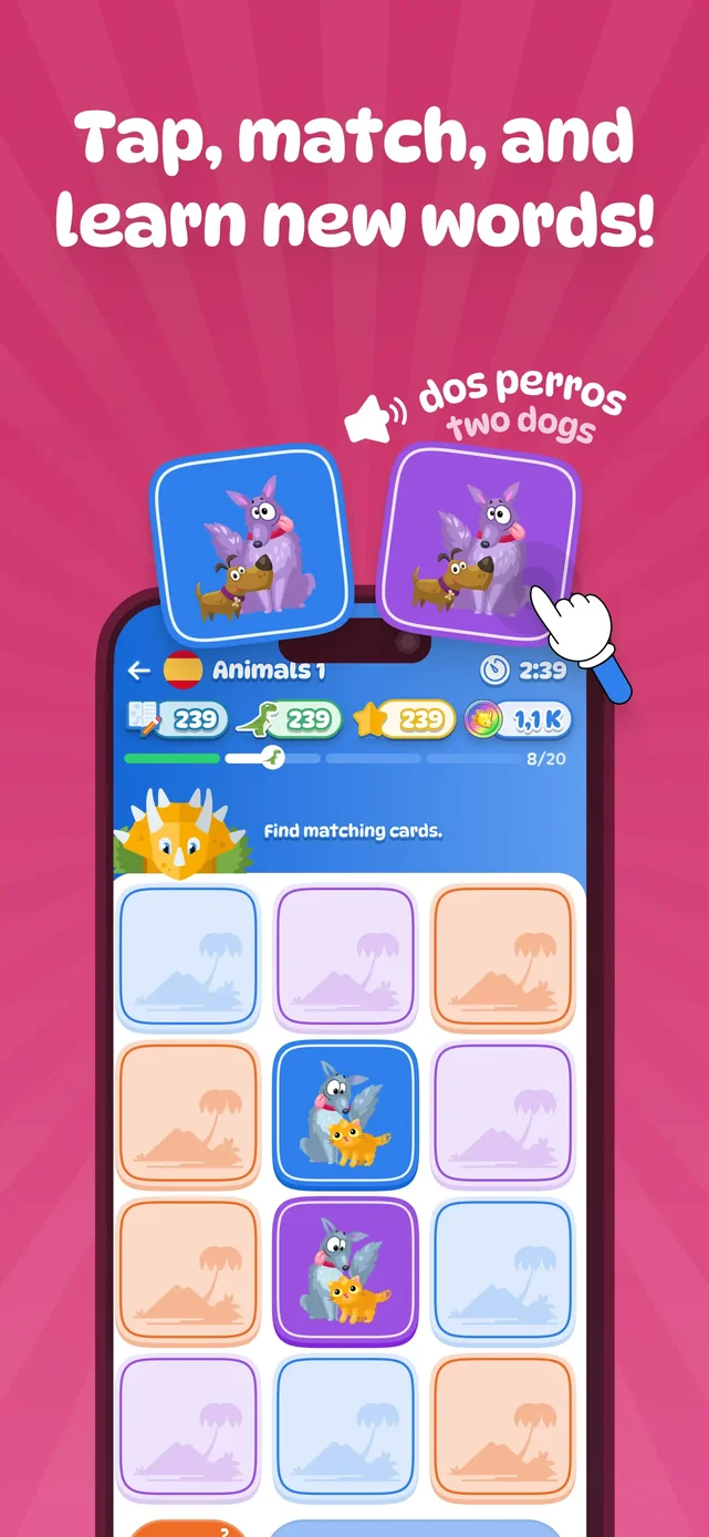 Dinolingo Kids Learn Languages App Store screenshot 4