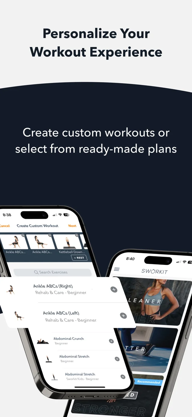 Sworkit Fitness & Wellness App App Store screenshot 3