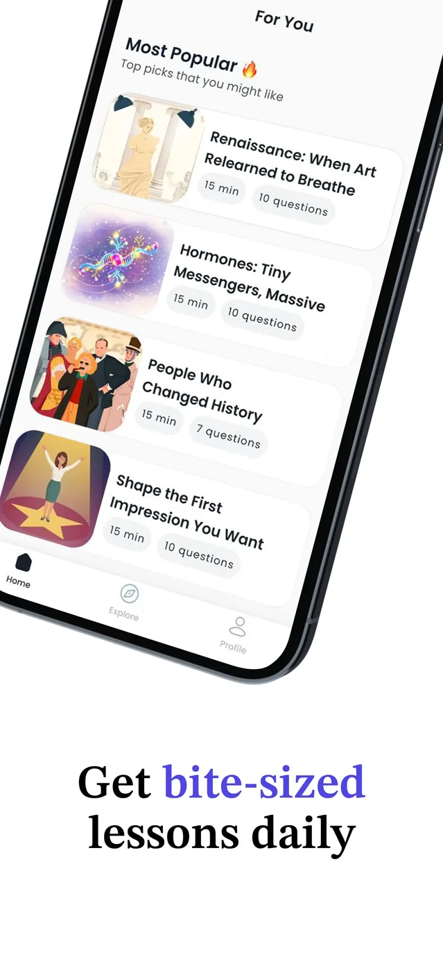 MyGrowth: Daily Micro Learning App Store screenshot 2