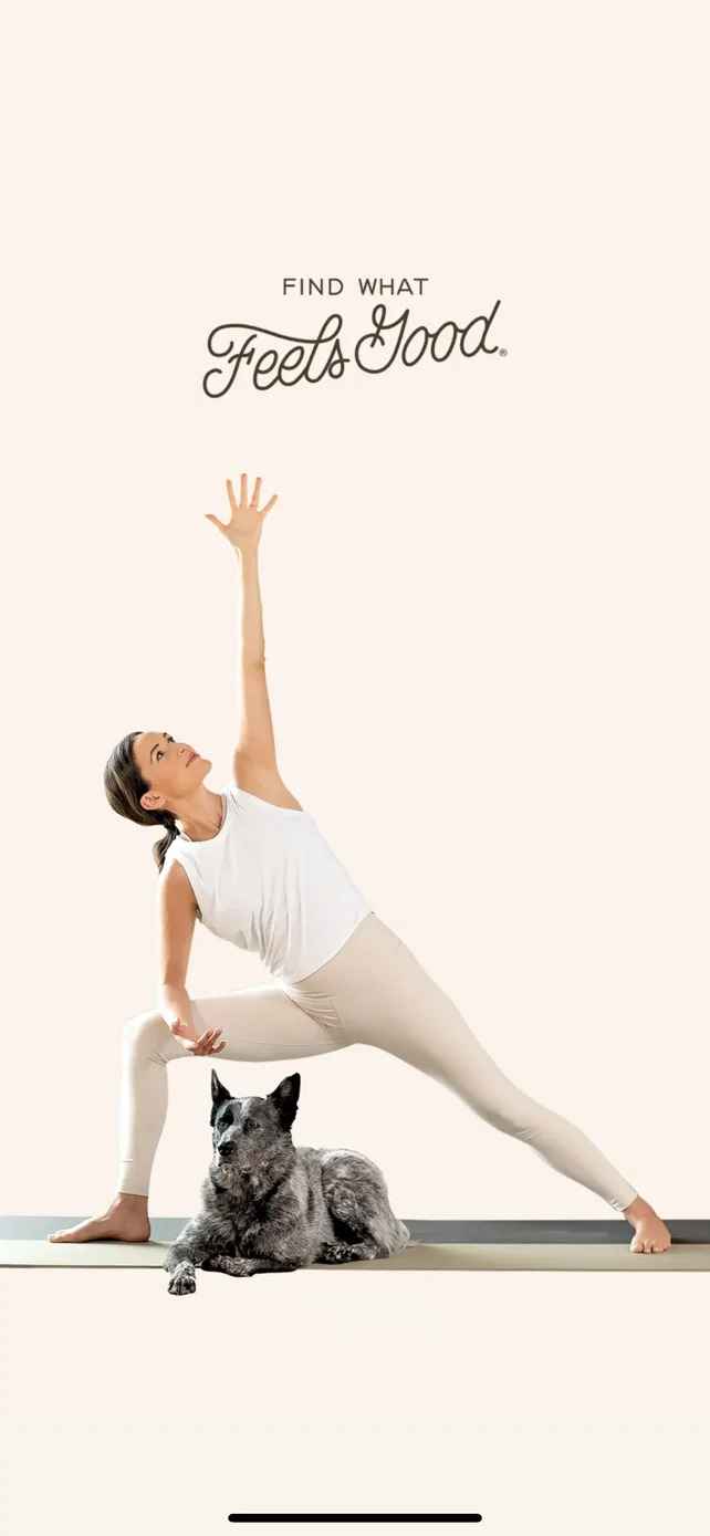 Find What Feels Good Yoga App Store screenshot 1