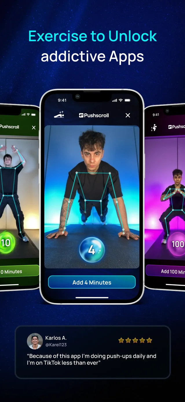 Pushscroll: Exercise To Scroll App Store screenshot 2
