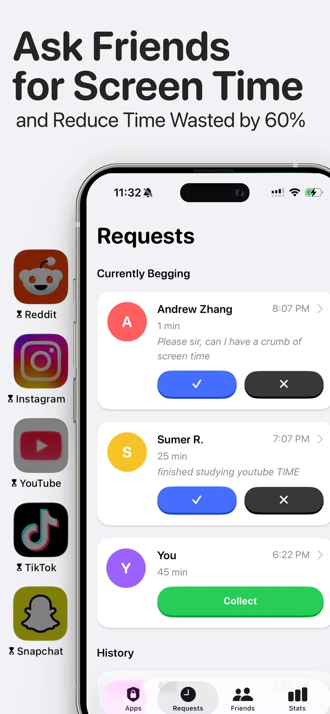 Friend Controls: Screen Time App Store screenshot 1