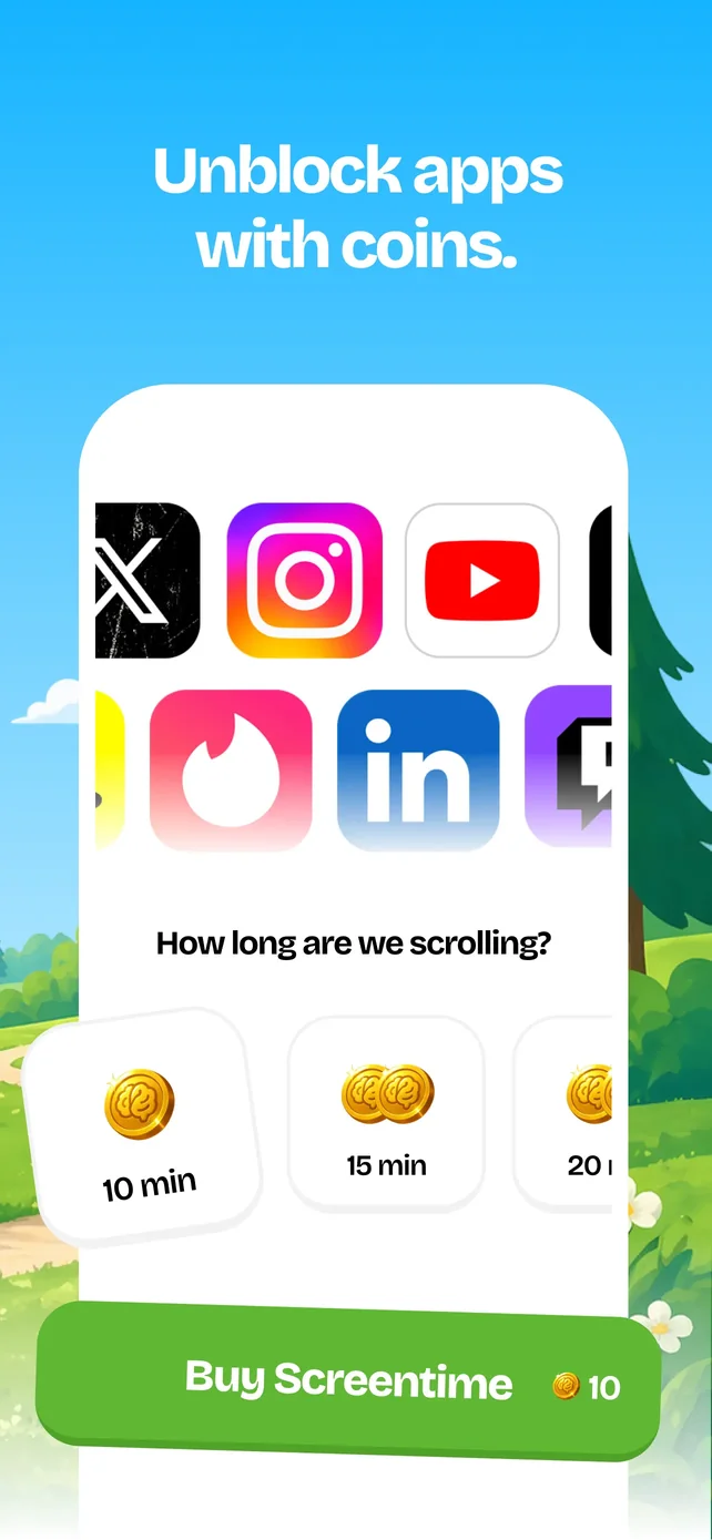 Unrot: Earn your Screen Time App Store screenshot 3