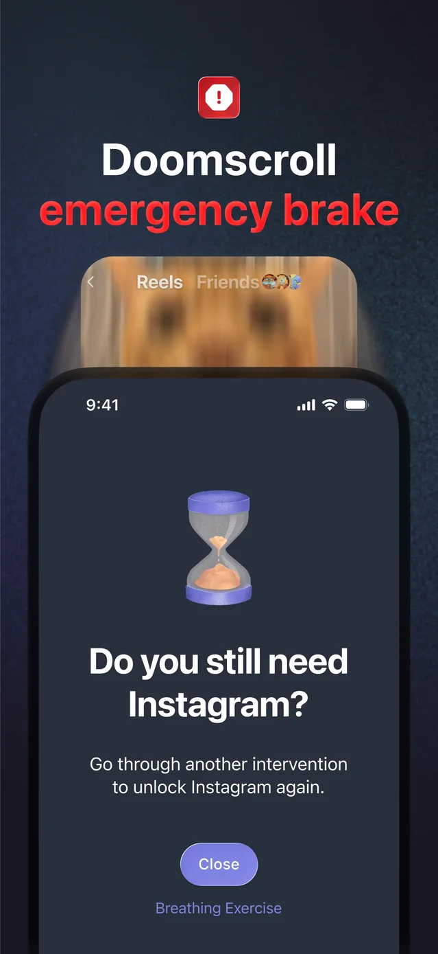 one sec | screen time + focus App Store screenshot 3