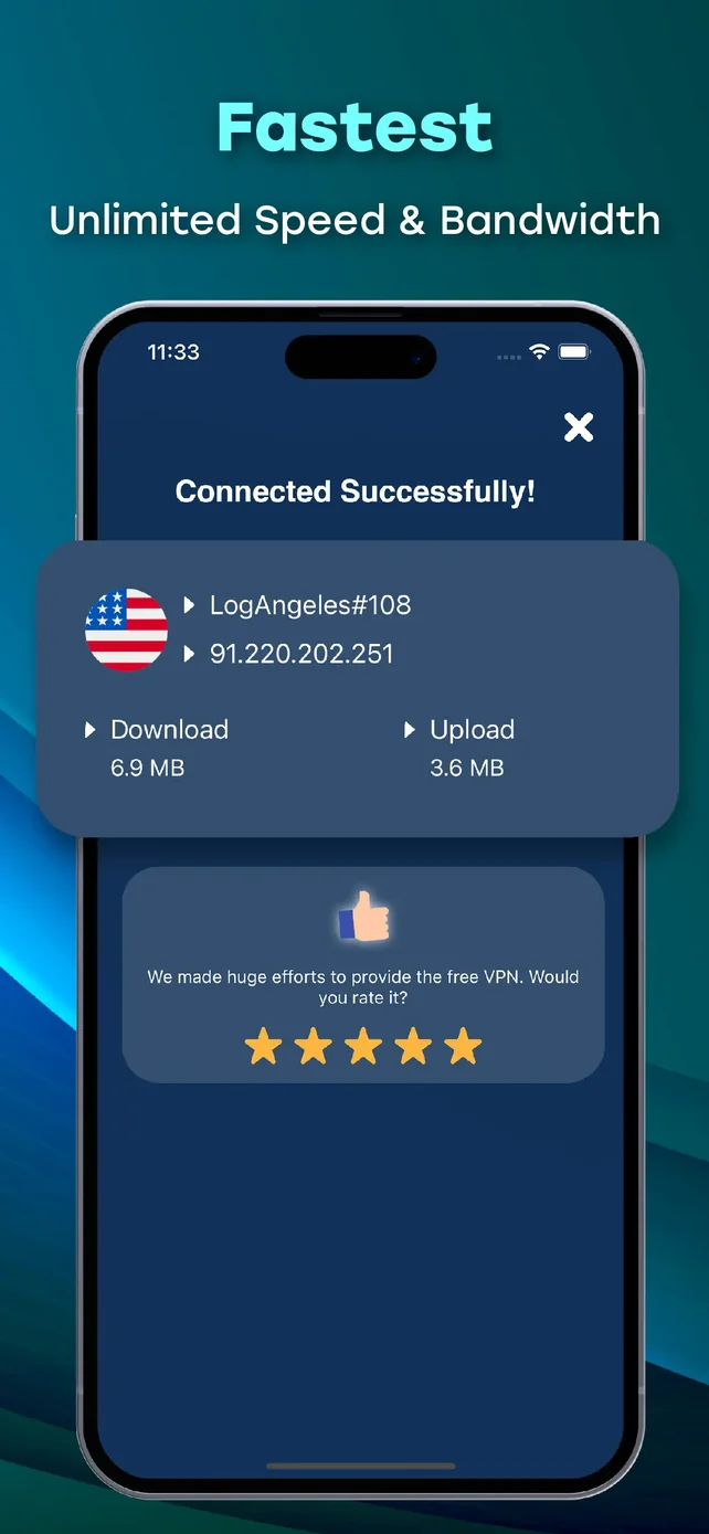 VPN - Fast VPN Super ™ App Store screenshot 3