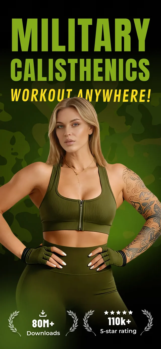 Military Calisthenics Women App Store screenshot 1