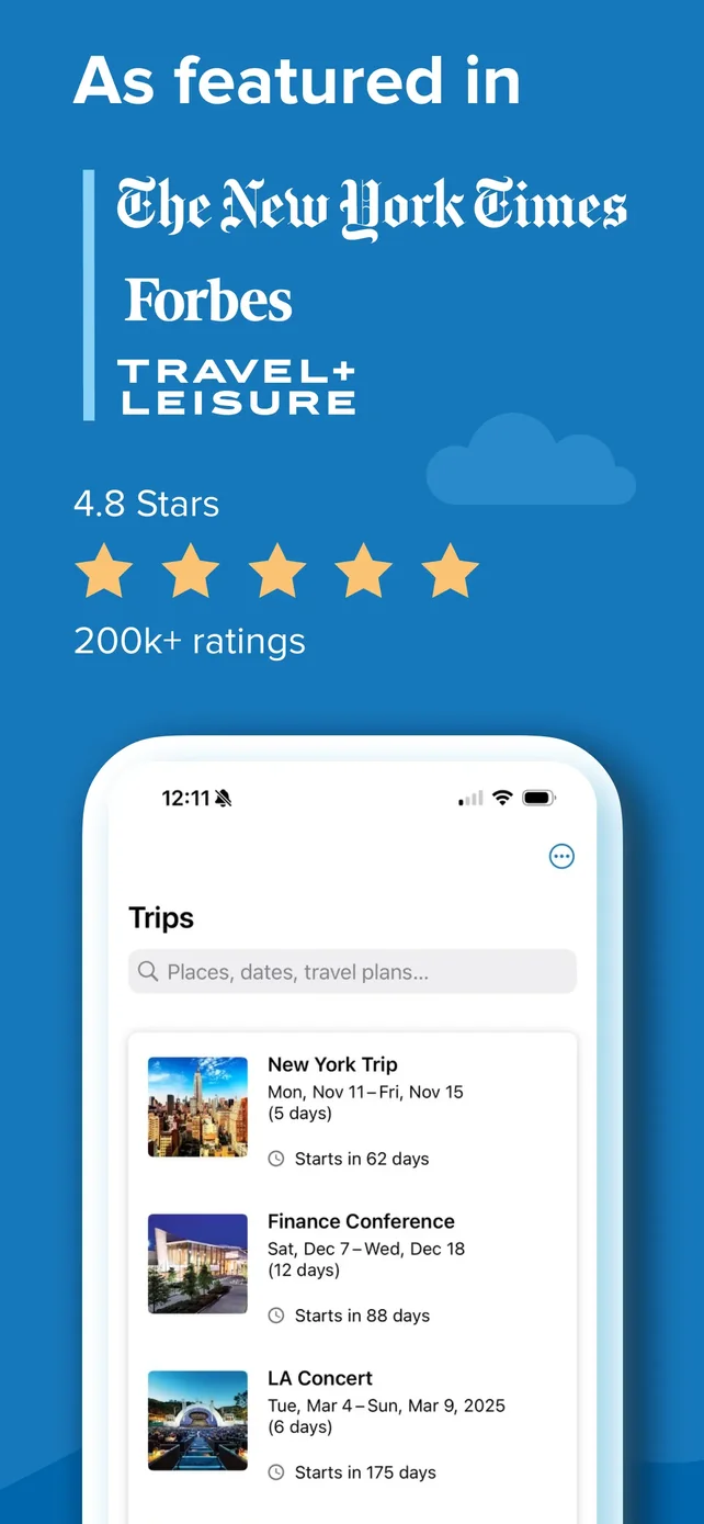 TripIt: Travel Planner App Store screenshot 3